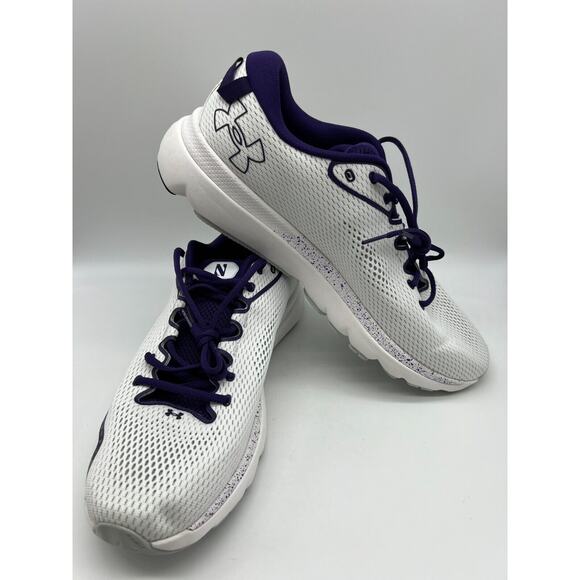 Under Armour Northwestern Wildcats Infinite 5 3027421-100 White Men Size 15 - Picture 5 of 12